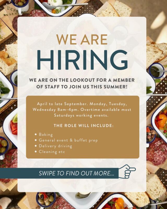 With Cornwalls wedding and events season just around the corner we are on the lookout for a member of staff to join us this summer. ☀️
.
If you are up for working in a beautiful location as part of a small team a few days week then pop us an email with a few words about yourself and a CV and we will be in touch. 👌
.
We can’t wait to hear from you! 
.
#jobs #cornwall #wedding #summer #cornish #lifestyle